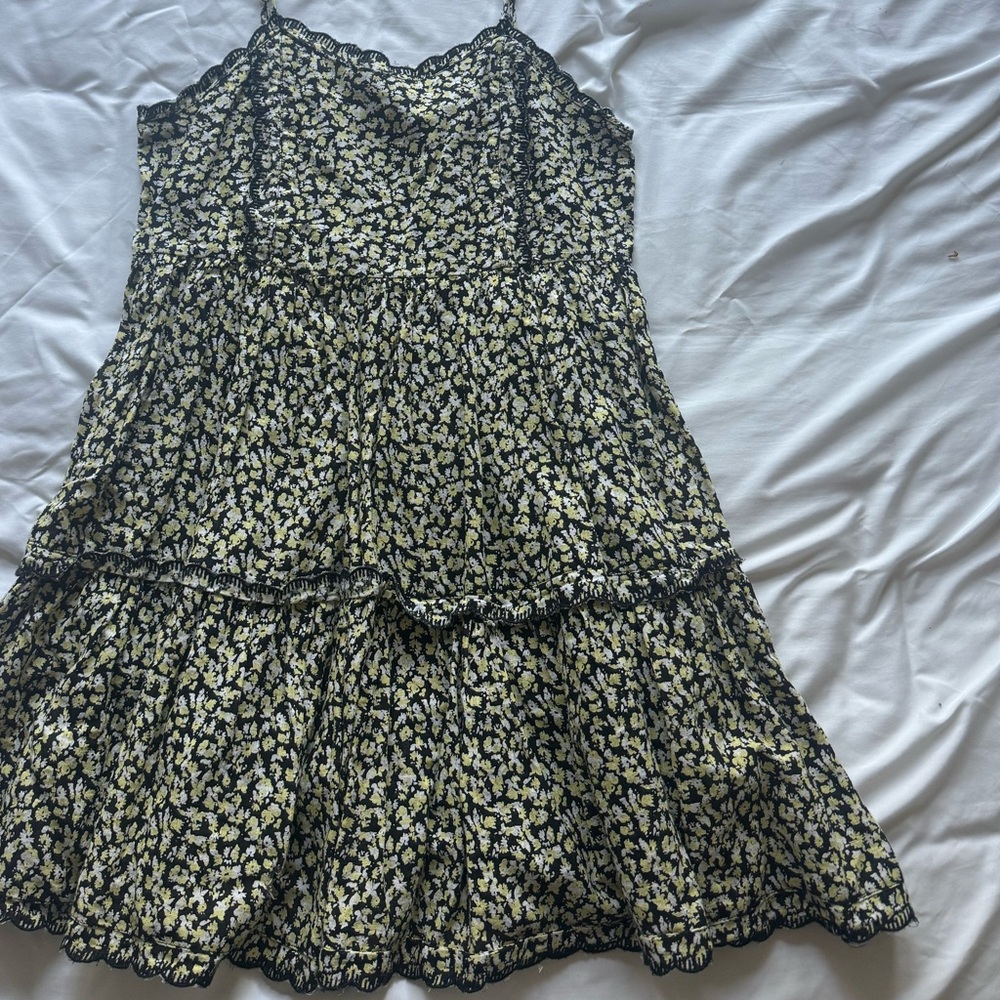 Urban Outfitters Black and Yellow Dress